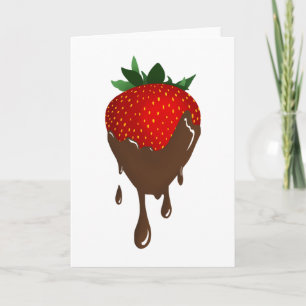 chokladjordgubbskort kort