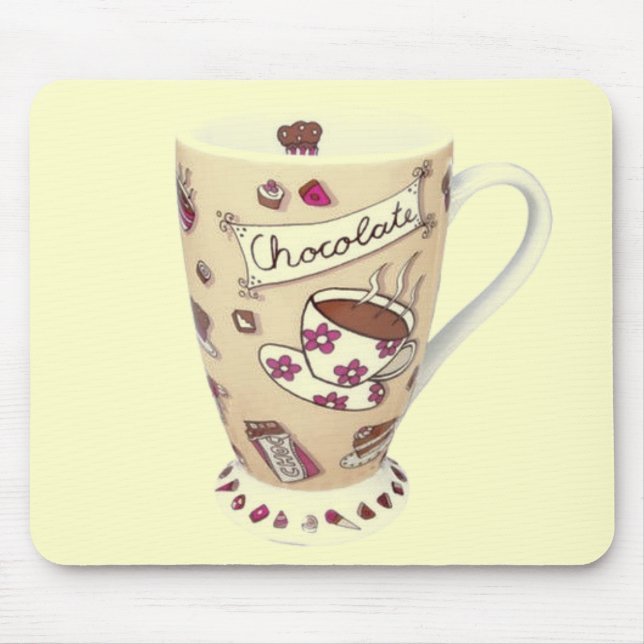 Chokladkaffe Mousepad Musmatta (Framsidan)