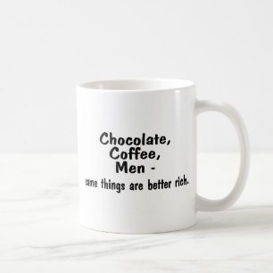 Chokladkaffemanar några saker är bättre rik kaffemugg