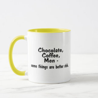 Chokladkaffemanar några saker är bättre rik mugg