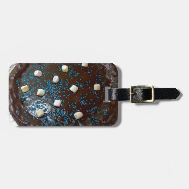 Chokladkaka Bagagebricka (Horisontell Framsida)