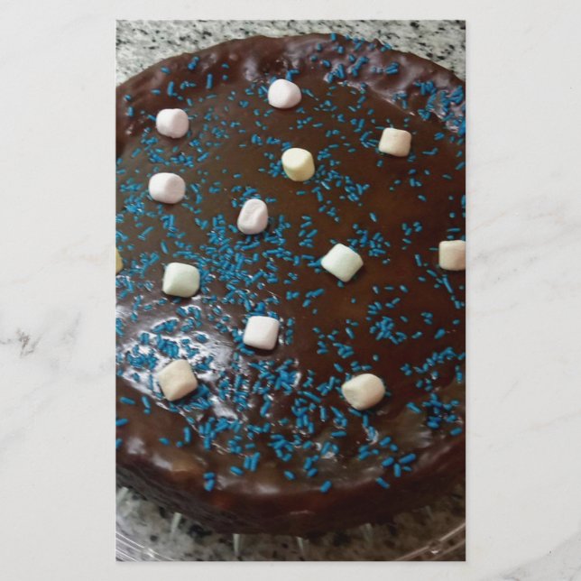 Chokladkaka Brevpapper (Framsida)