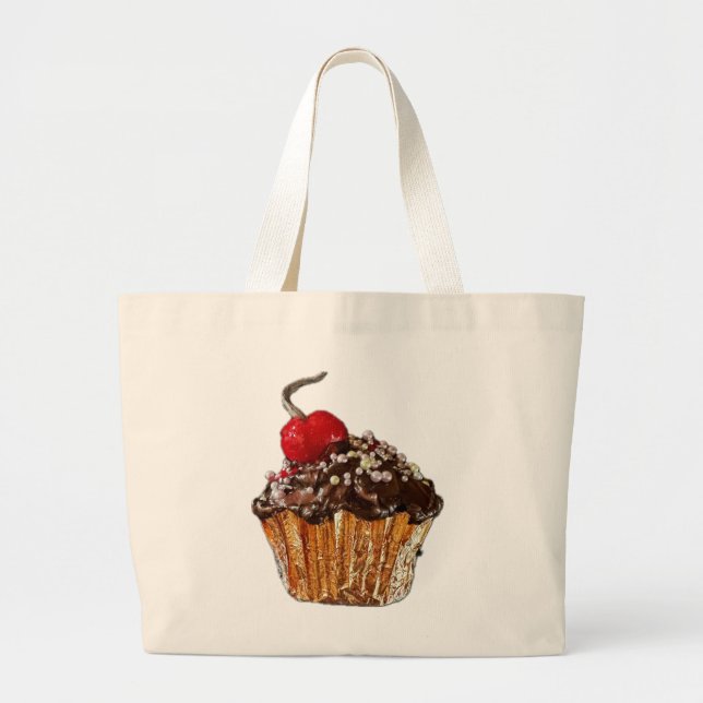 Chokladkaka Canvas tote Jumbo Tygkasse (Framsidan)