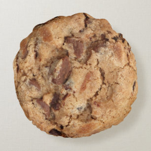chokladkaka från chip rund kudde