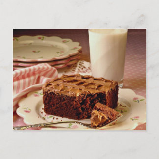 Chokladkaka, kvadrat vykort