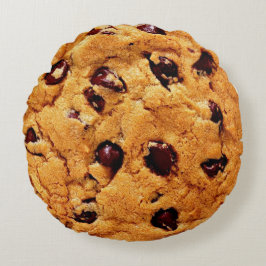 chokladkaka, runda kuddar av chip