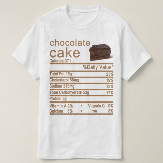 chokladkaka t shirt (Design framsida)