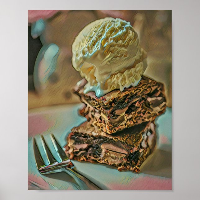 Chokladkakor av glass poster (Framsidan)
