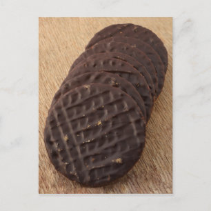 Chokladkakor/vykort för cookies vykort