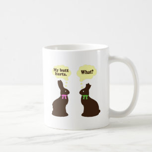 Chokladkaniner min ändamen. Vad? Kaffemugg