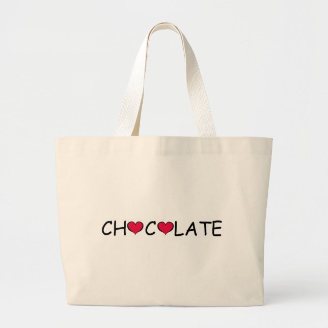 CHOKLADKÄRLEK JUMBO TYGKASSE (Framsidan)