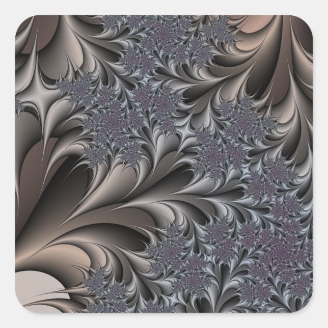 chokladklistermärken silke fyrkantigt klistermärke (Framsida)