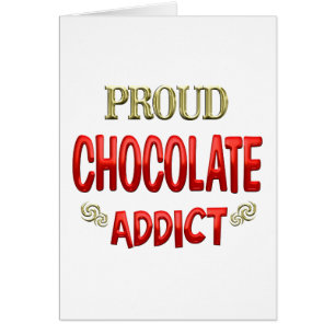 Chokladknarkare Hälsningskort