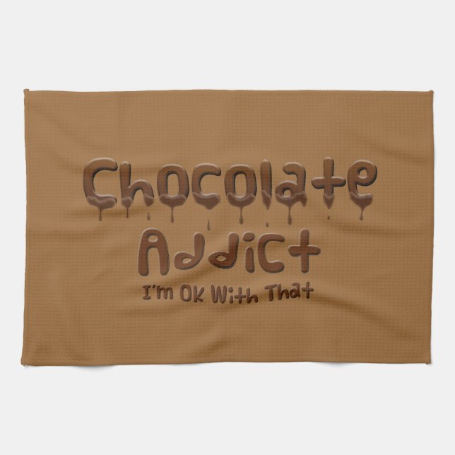 Chokladknarkare Kökshandduk (Horisontell)