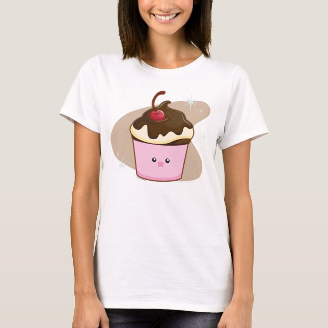 Chokladkörsbärmuffin Tee (Framsida)