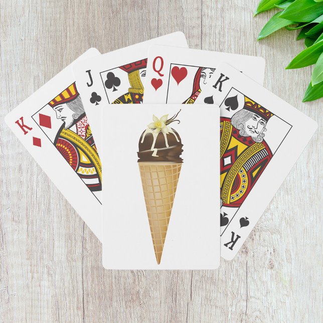 Chokladkort för isgräddning casinokort (Skapare uppladdad)