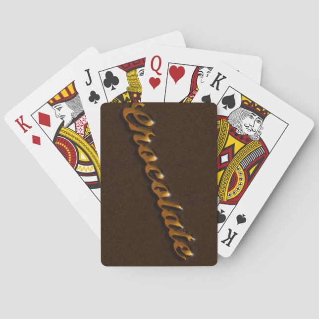 Chokladkort Spel Kort (Baksidan)
