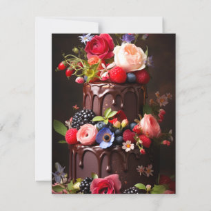 Chokladkummel Anteckningskort