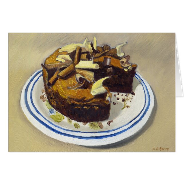 Chokladkummel Hälsningskort (Framsidan Horizontal)