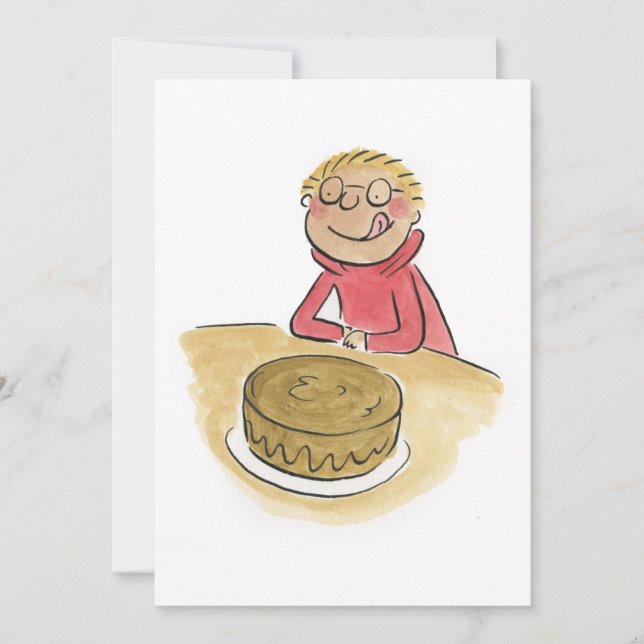 Chokladkummel Inbjudningar (Framsida)