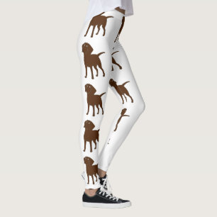 chokladlabbets tecknad fullt 3 leggings