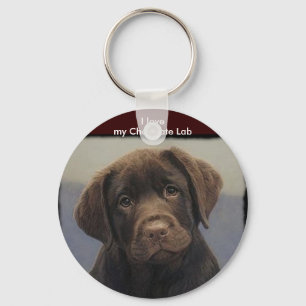ChokladLabdrador Retriever Keychain Nyckelring