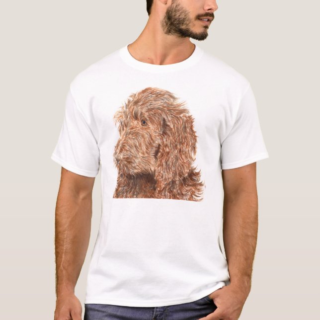 ChokladLabradoodle #2 T-tröja Tee Shirt (Framsida)