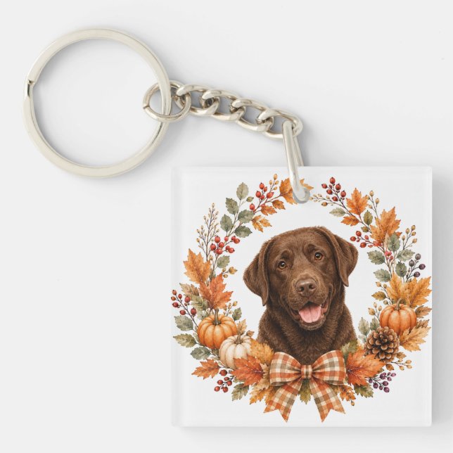 Chokladlabrador Höst (Framsidan)