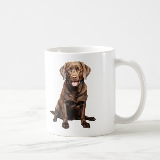Chokladlabrador kaffemugg
