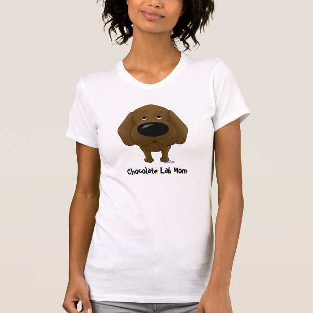 ChokladLabrador mamma Tee (Framsida)