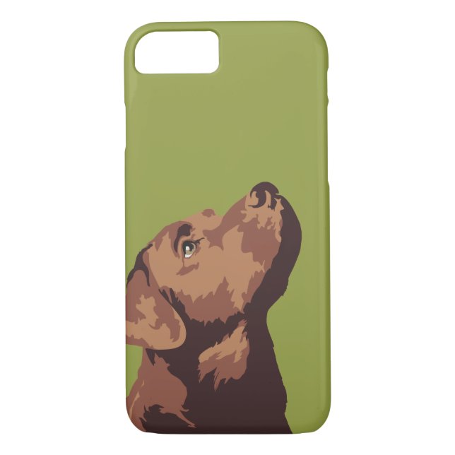 ChokladLabrador mobilt fodral Case-Mate iPhone Skal (Baksida)