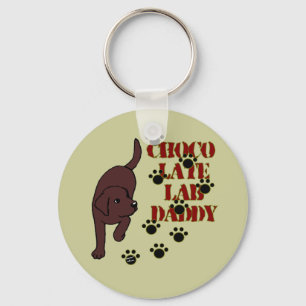 ChokladLabrador pappa Nyckelring