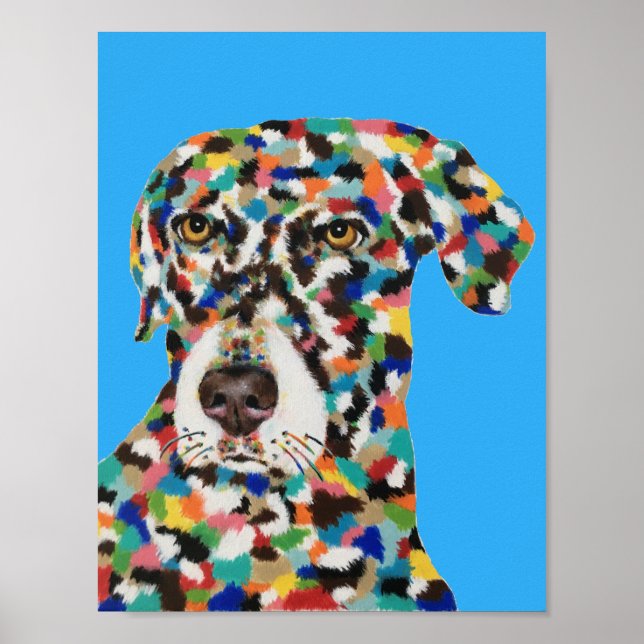 Chokladlabrador Poster (Framsidan)