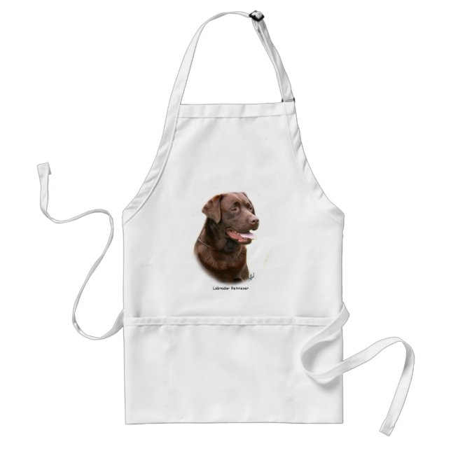 ChokladLabrador Retriever Förkläde (Framsidan)
