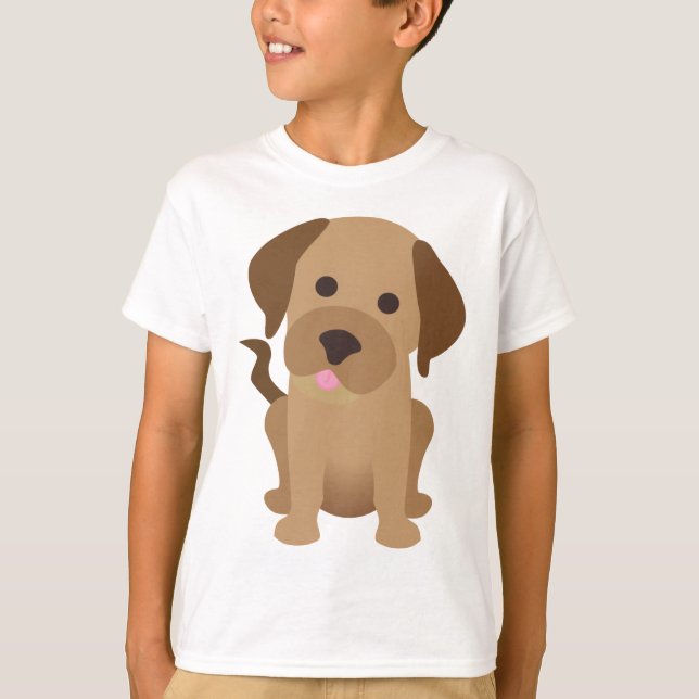 ChokladLabrador Retriever T-shirt (Framsida)