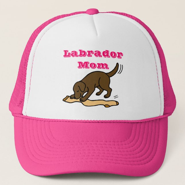 ChokladLabrador strumpa Truckerkeps (Framsida)