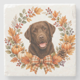 Chokladlabrador underlägg