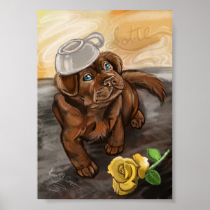 ChokladLatte labb Poster