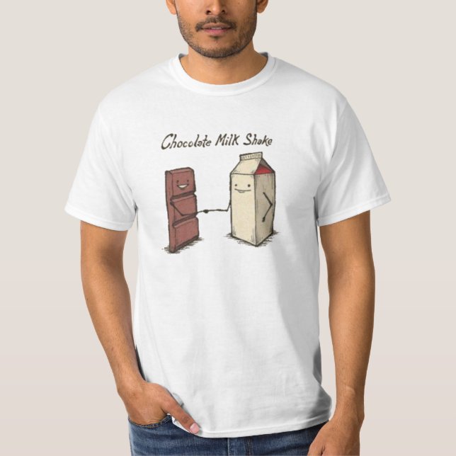 Chokladmilkshake T Shirt (Framsida)