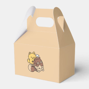 Chokladmjölk att smutta på lycka – Kawaii Kattmat Presentaskar