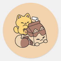 Chokladmjölk att smutta på lycka – Kawaii Kattmat