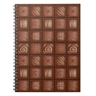 Chokladmönster Anteckningsbok