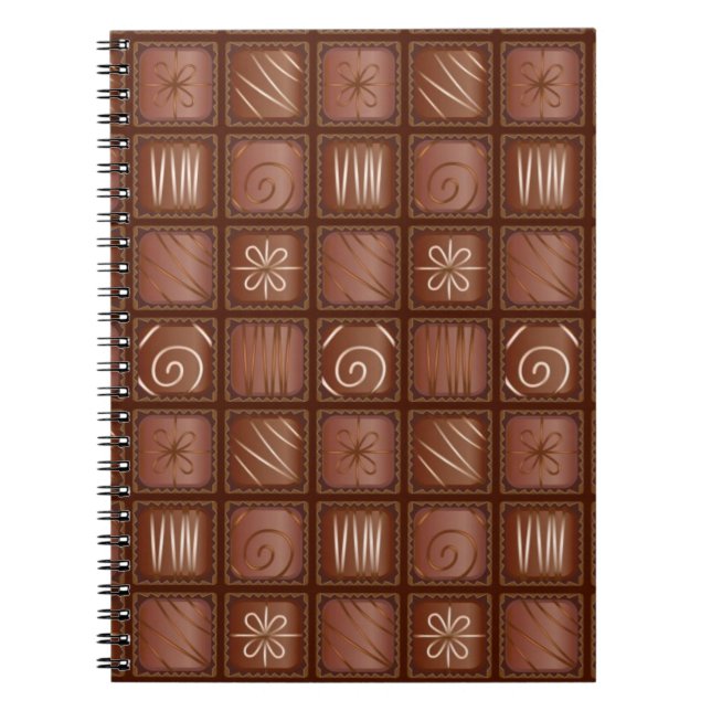 Chokladmönster Anteckningsbok (Framsidan)