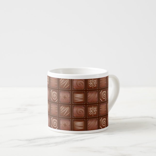 Chokladmönster Espressomugg (Framsida höger)