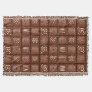 Chokladmönster Filt