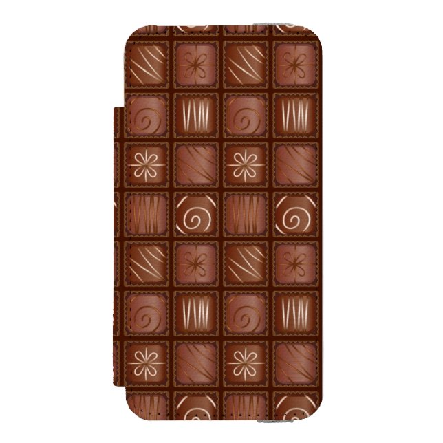 Chokladmönster Incipio iPhone Wallet Skal (Folio Framsidan)