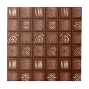 Chokladmönster Kakelplatta