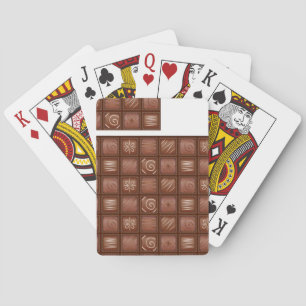 Chokladmönster Spel Kort