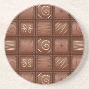 Chokladmönster Underlägg Sandsten