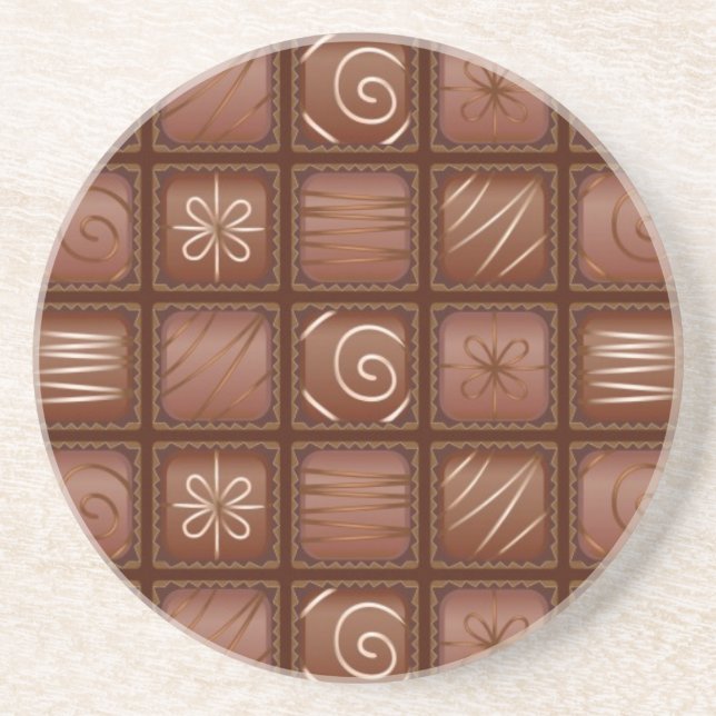 Chokladmönster Underlägg Sandsten (Framsidan)